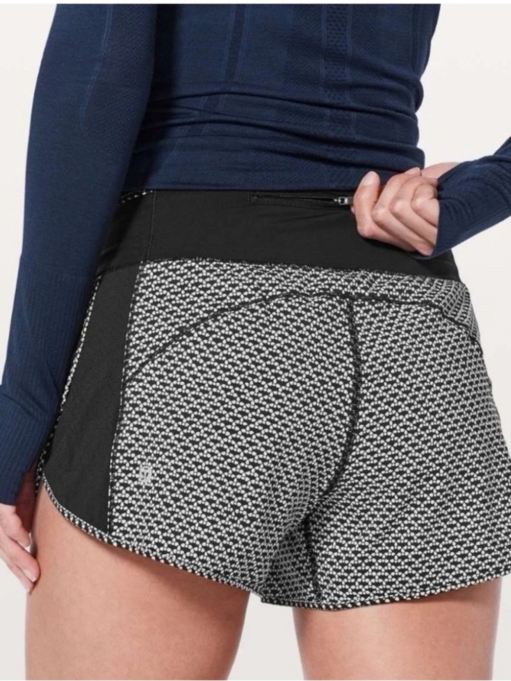 lululemon athletica Real Quick athletic shorts, size 6